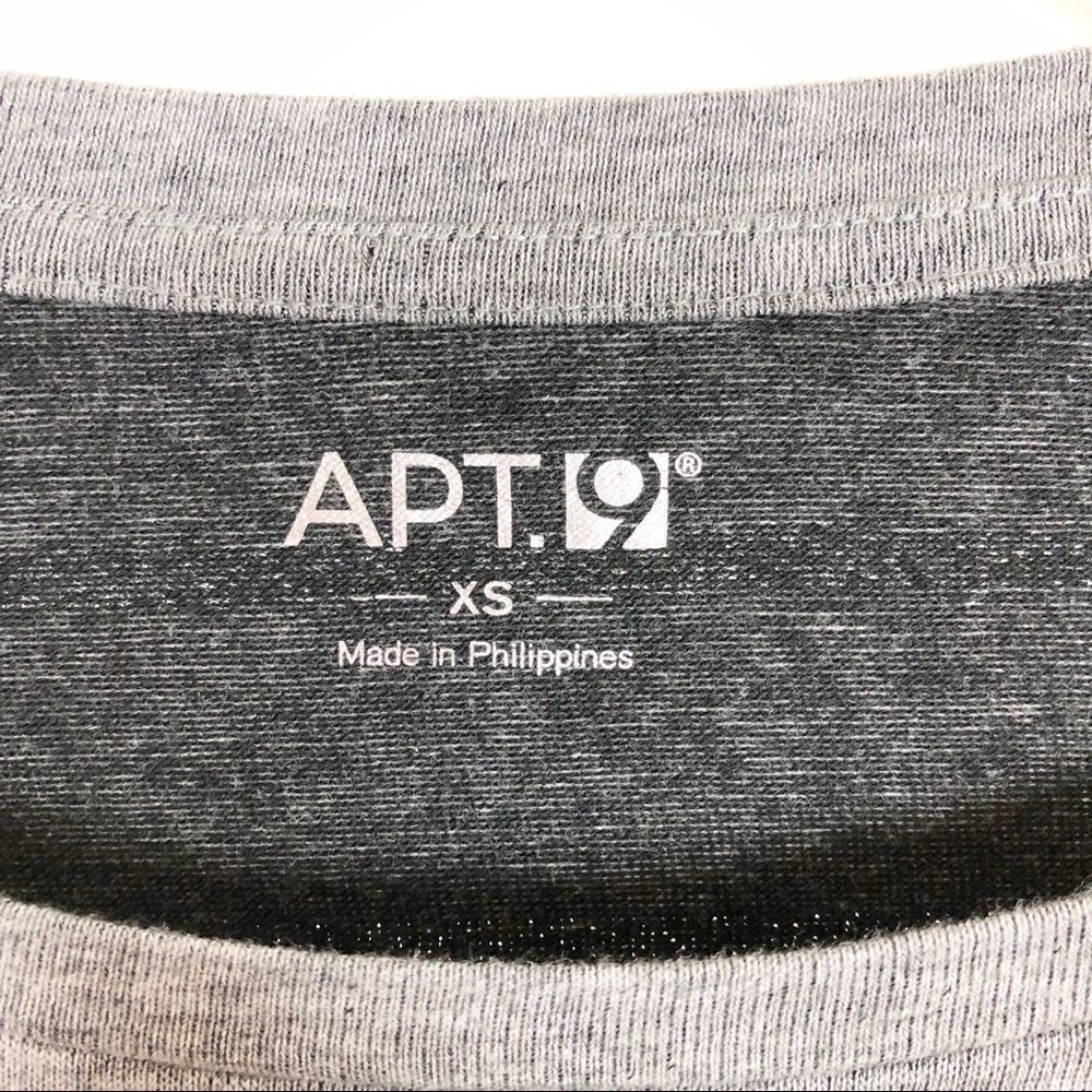 Apt. 9 Glitter Striped Long Sleeve Tee - Size XS - Picture 4 of 5